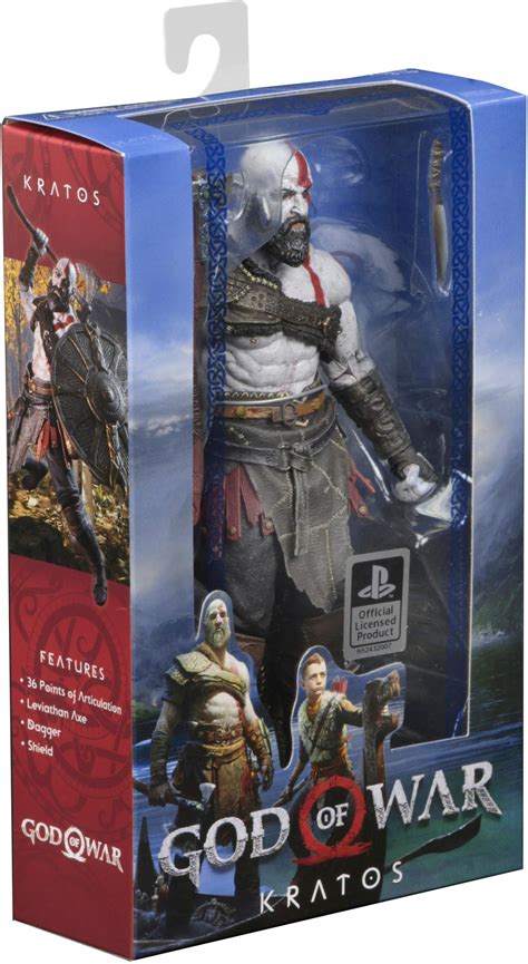 Best Buy Neca God Of War Kratos Figure White Red