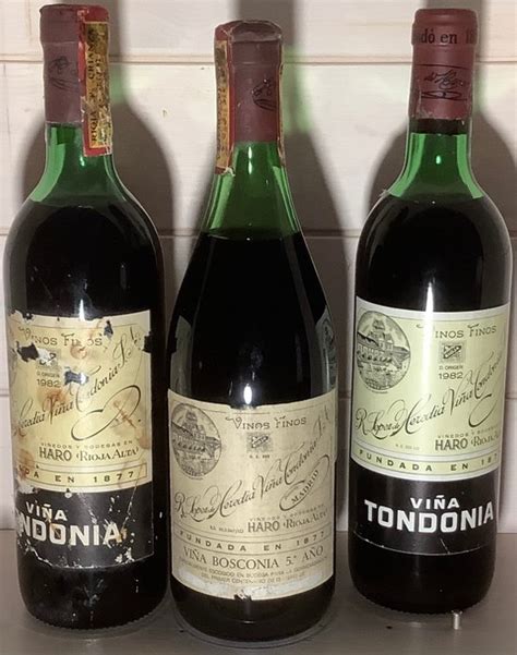 1982 R. López de Heredia, 1982 x 2 Viña Tondonia & NV Viña - Catawiki