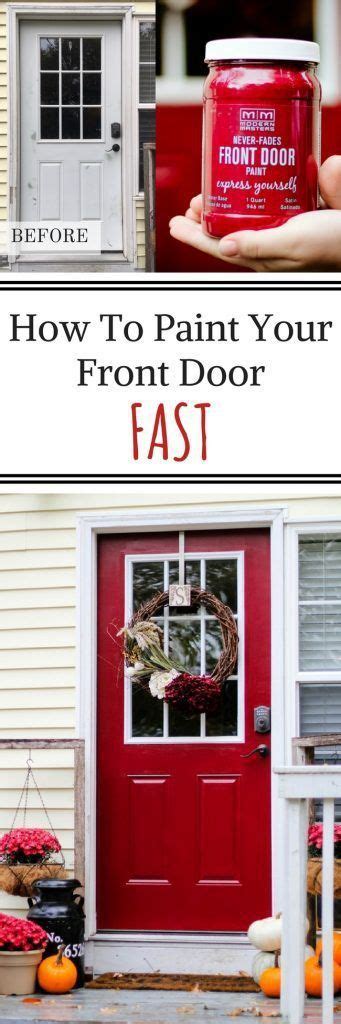 Modern Masters Door Challenge Front Door Makeover Two Paws Farmhouse Front Door Makeover