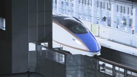 北陸新幹線w7系が南加賀に初入線 営業車両で走行試験 ライブドアニュース