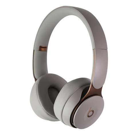 Beats Solo Pro Wireless Noise Cancelling On Ear Headphones Gray