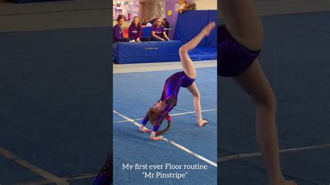 ️ Gymnast Karina Does Gymnastics Tumbling First Ever Floor Routine In