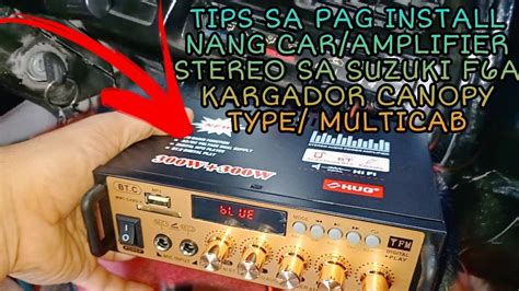 Tips Sa Pag Install Nang Murang Car Stereo Hug Youtube