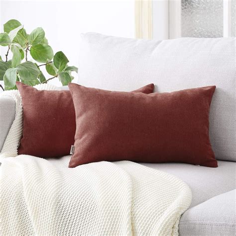 Topfinel Lot De Housse Coussin X Cm D Coratif Pour Salon En