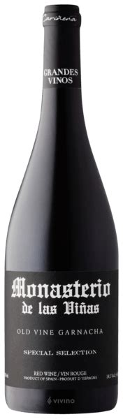 Monasterio De Las Vinas Special Selection Old Vine Garnacha Vivino