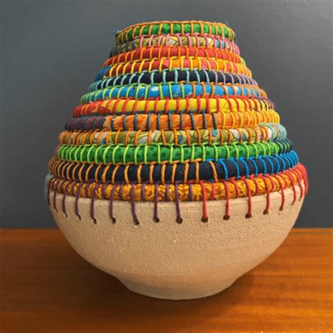 Weaving Class Ceramic Based Coiled Basket Brisbane Classbento