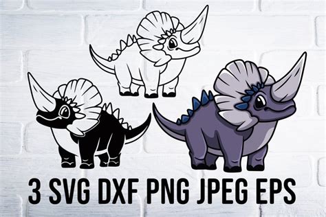 Triceratops Svg Dinosaur Clipart 3023617