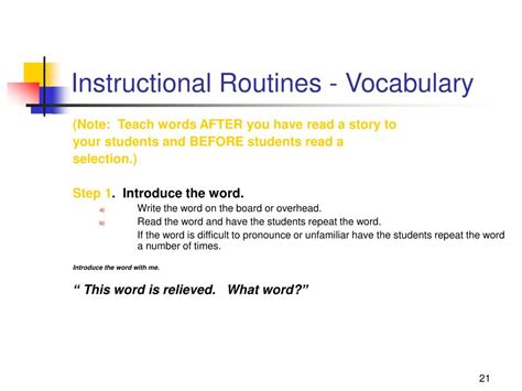 Ppt Effective Instructional Routines For Teaching Excellence