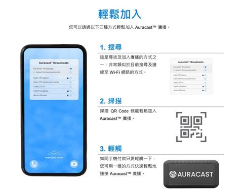 藍牙聯盟再公布 Auracast 廣播音訊功能細節，搜尋、掃碼或輕觸輕鬆收聽藍牙廣播內容 Le Audio 178365 Cool3c