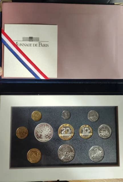 Coffret Belle Preuve Be Franc Monnaie De Paris Neuf Eur