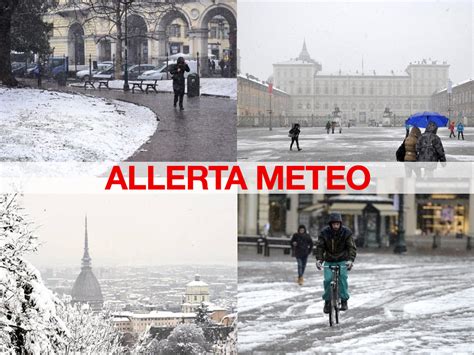 Allerta Meteo Piemonte Neve In Arrivo Previsti Cm A Torino