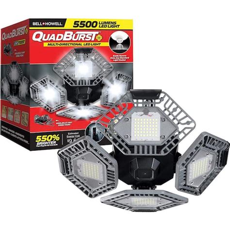 Bell Howell QuadBurst 10 6 In 192 High Intensity LED 5500 Lumens