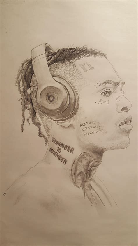 Easy Drawings To Draw Xxxtentacion