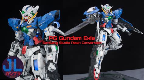 PG Gundam Exia Resin By SanZang Studio Custom Gunpla Painting YouTube