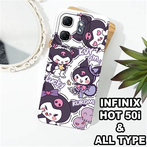 HP G7 Latest INFINIX HOT 50i Softcase 2024 Flexible Rubber Material GIRL Motif Flexible
