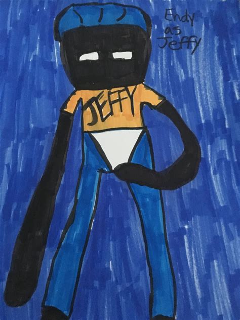 Enderman as Jeffy from SML | Fan art, Pluto the dog, Art