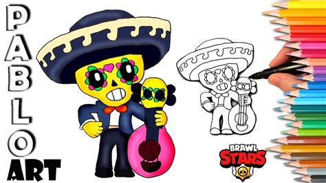 How To Draw Poco From Brawl Stars Learn To Draw Step By Step YouTube