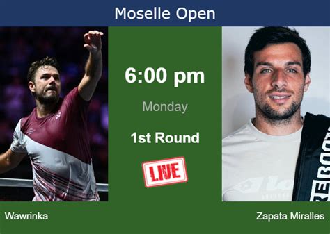 How To Watch Wawrinka Vs Zapata Miralles On Live Streaming In Metz On