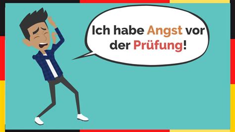 Ich habe Prüfungsangst Like Germans Deutsch lernen mit Dialogen