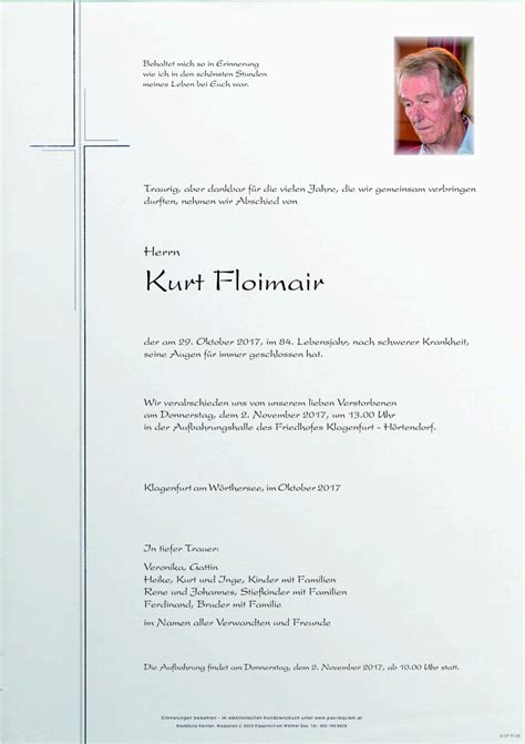 Parte für Kurt Floimair pax requiem