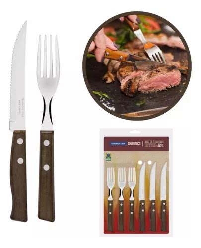 Set Cubiertos Asado Tramontina Piezas Cuotas Sin Inter S