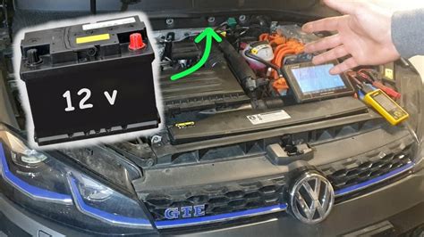 Volkswagen GTE 12v Battery Change Audi Tfsi Hybrid 1 4 YouTube