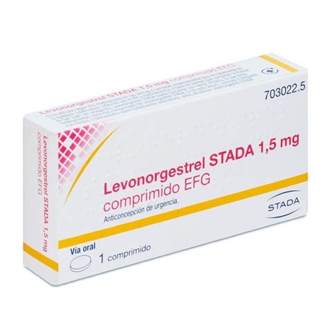 Levonorgestrel Stada 1 5 Mg 1 Comprimido EFG