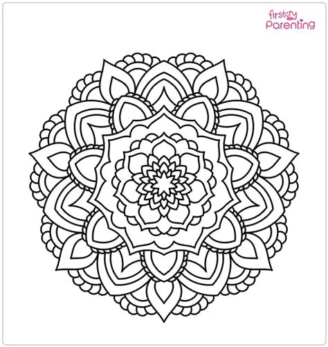 Rangoli Coloring Pages Free Printable Sheets Pictures And Images