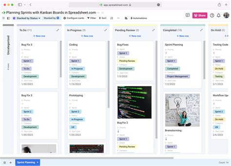 Sprint Planning With Kanban Boards In Spreadsheet