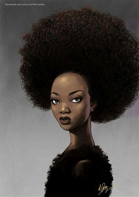 Pin On Afro Natural Hair Art Art Cheveux Afro Naturel