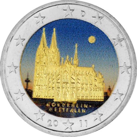 2 Euro Gedenkmünze Deutschland 2011 bfr Kölner Dom D