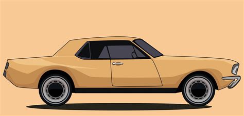 sedan car art , Side View template 43888260 Vector Art at Vecteezy