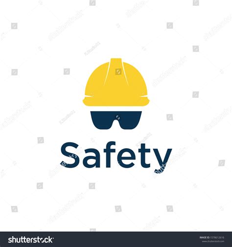 Safety Logo Design Concept Hard Hats Stock Vector (Royalty Free ...