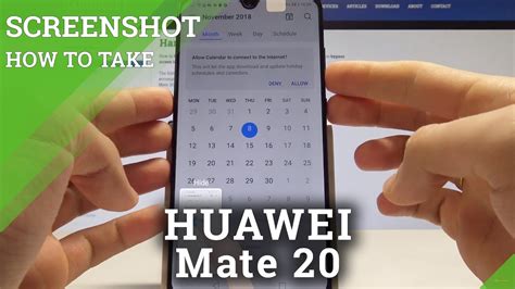 Huawei Mate 20 Screenshot Capture Screen Screenshot Instructions Youtube