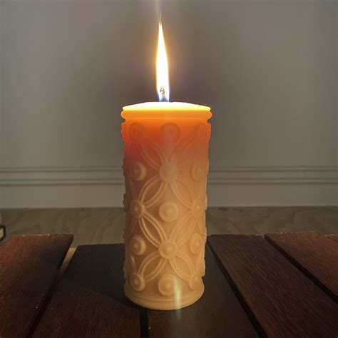 Medieval Beeswax Candles Happy Flame