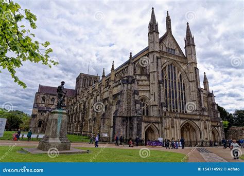 Winchester Cathedral Hampshire Uk Editorial Photography Image Of