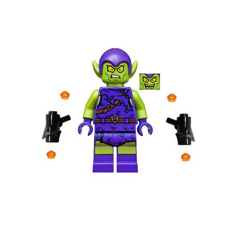 Lego Minifigure Green Goblin Dark Purple Outfit W Blaster Etsy