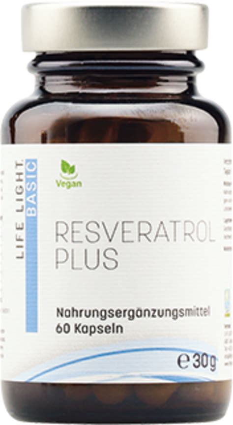 Resveratrol Plus Capsules Life Light Vitalabo Onlineshop