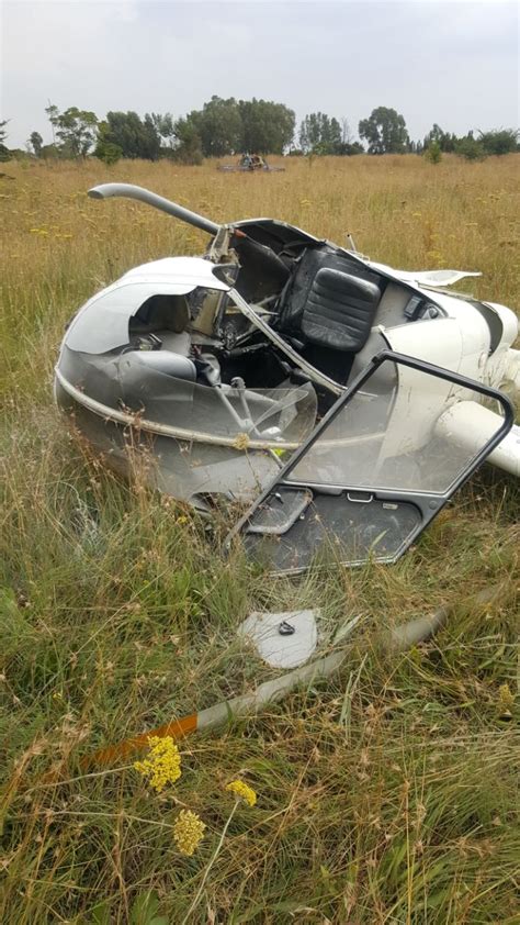 Watch Helicopter Crash Leaves Two Injured In Brackendowns Alberton