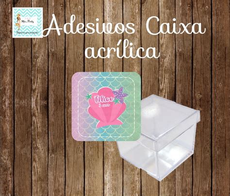 Adesivo Para Caixa Acrilica 5 Cm Elo7 Produtos Especiais