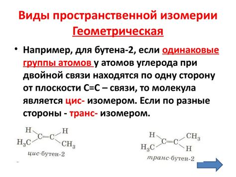 Изомерия. Типы изомерии - презентация онлайн