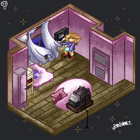 Isometric Urotsuki Room By Rain Waifu On Deviantart