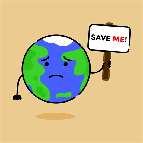 Illustration Vector Graphic Of Save The Earth Good For Go Green