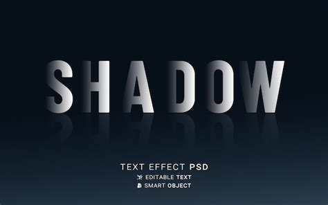 Free PSD Shadow Text Effect Design