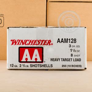 25 Rounds Of 12 Gauge 2 3 4 1 1 8 Oz 8 Winchester AA Lead Shot Heavy