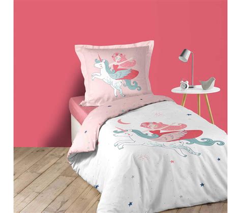 Parure De Lit Enfant Magic Licorne X Housse De Couette Parure