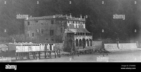 Villa Magni At San Terenzo 1880 Stock Photo Alamy