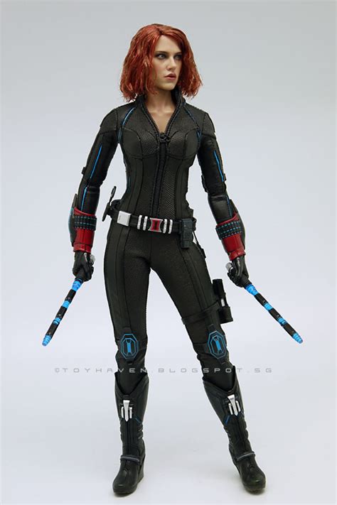 Toyhaven Hot Toys Avengers Age Of Ultron Th Scarlett Johansson Black Widow Inch Figure