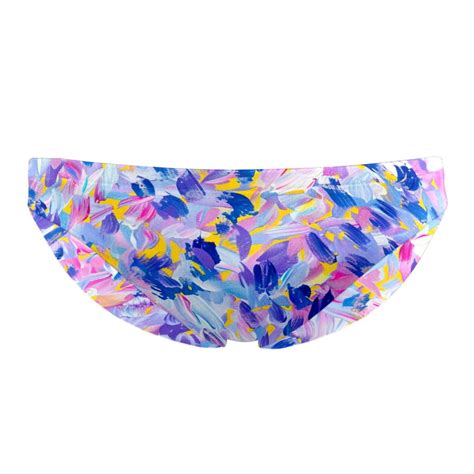 Swim Jammers For Men Mens Bikini Swimwear Paint Graffiti Blue Pink