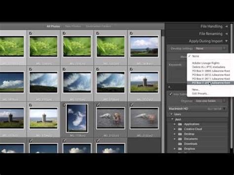 Adobe Lightroom S Channel This Video Is About Importing And Organizing